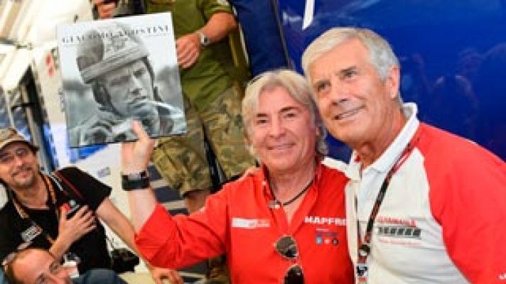 Giacomo Agostini rinde homenaje a Ángel Nieto