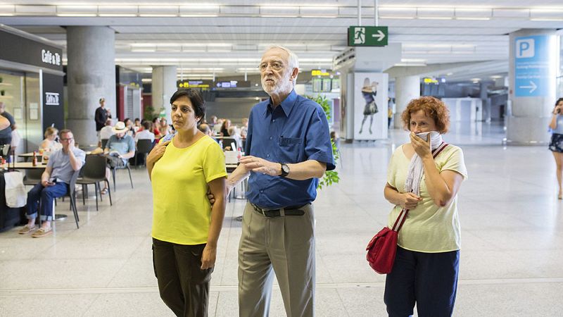 Llegan a Málaga seis de los nueve supervivientes del accidente en la India
