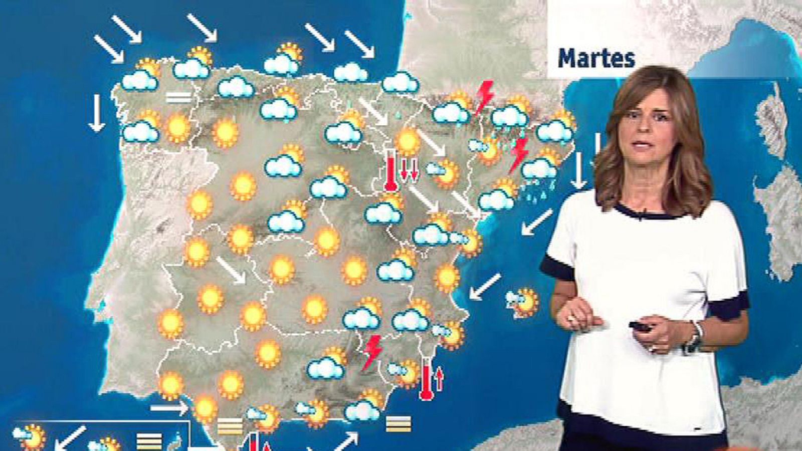 La AEMET prevé para este martes una entrada de aire frío que traerá una bajada de temperaturas en el nordeste - El tiempo | Ver
