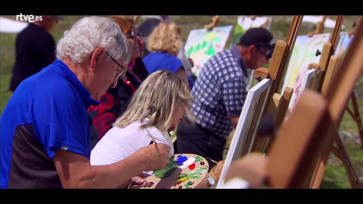 Hotel Romántico - Los huéspedes pintan el paisaje suizo