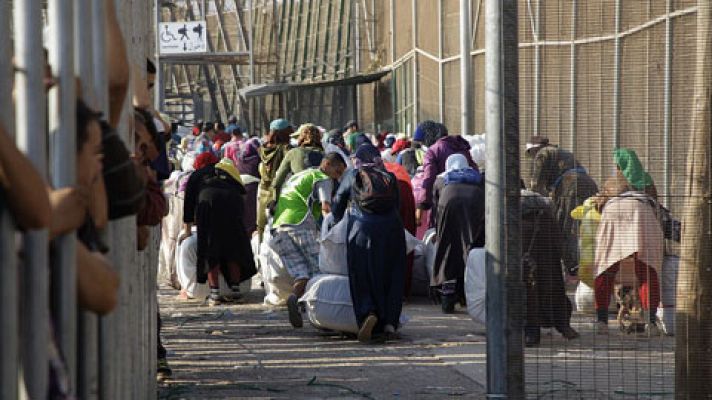 En Ceuta se ha cerrado la frontera del Tarajal con Marruecos 