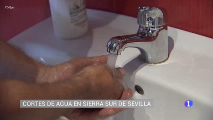  - 15.000 vecinos afectados por los cortes de agua en la Sierra Sur de Sevilla
