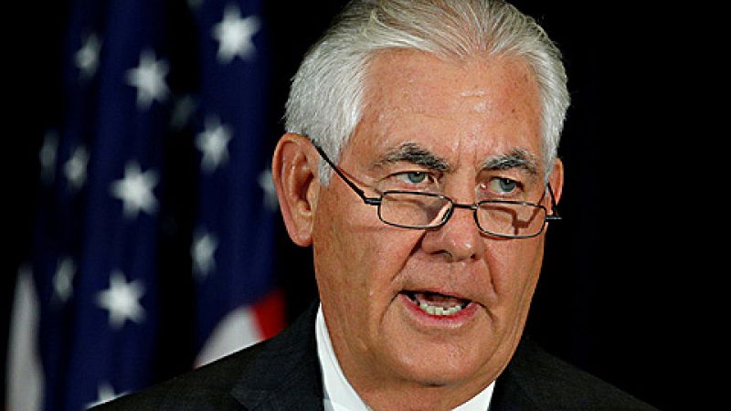 Tillerson minimiza las amenazas de Corea del Norte: "Los estadounidenses pueden dormir tranquilos de noche"