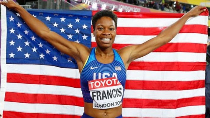 La estadounidense Phyllis Francis gana los 400 metros