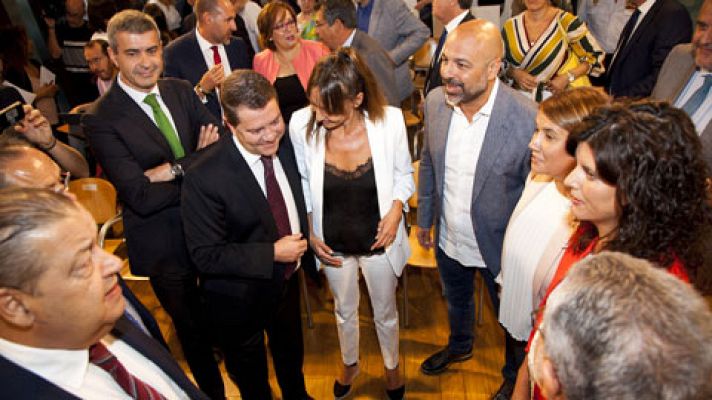 Telediario 1 - Acuerdo entre Podemos y PSOE para gobernar en Castilla la Mancha