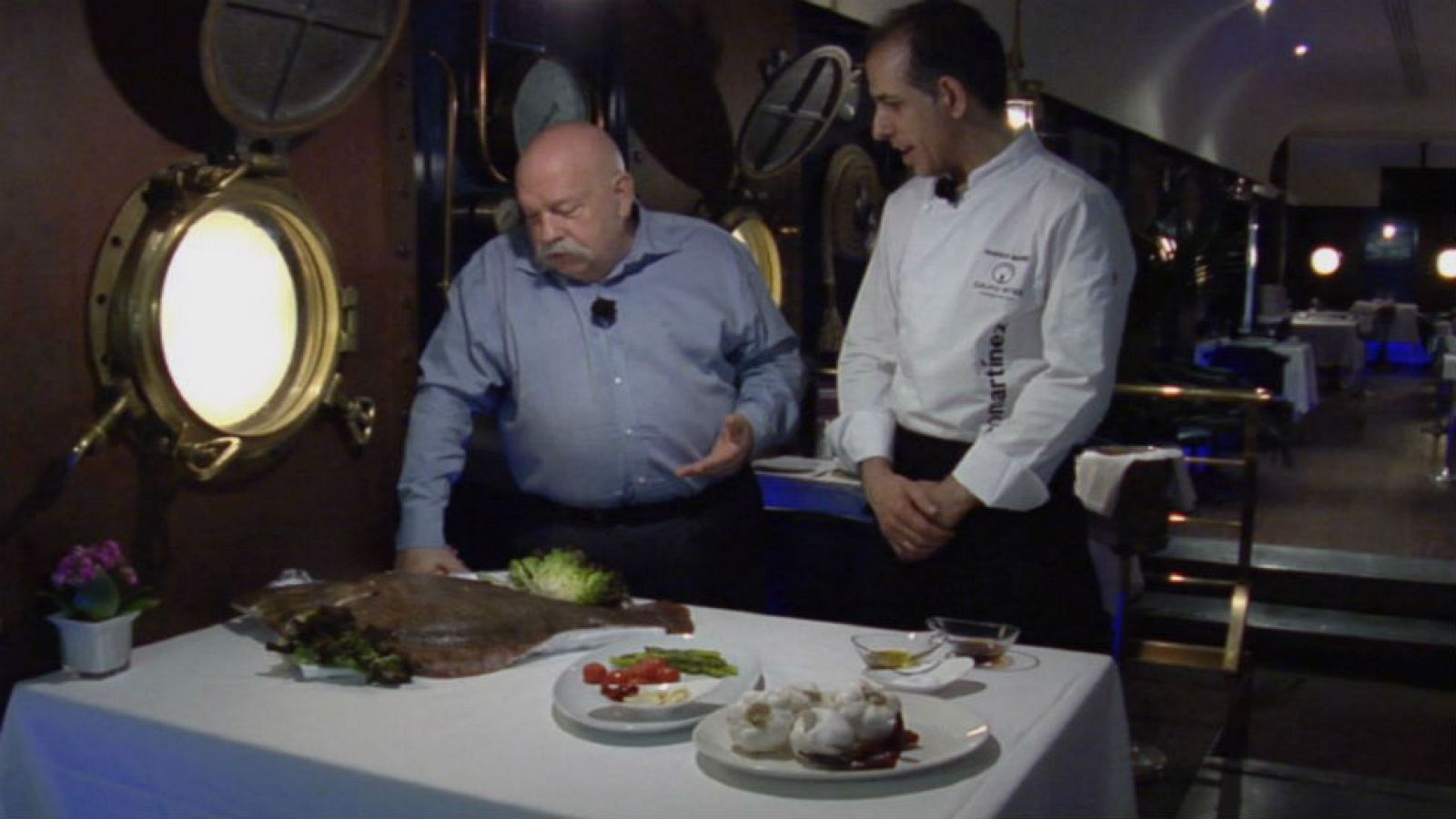 Rodaballo a la bilbaína "made in" Madrid