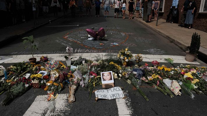 Telediario 1 - Tensión racial en la localidad estadounidense de Charlottesville, en Virginia