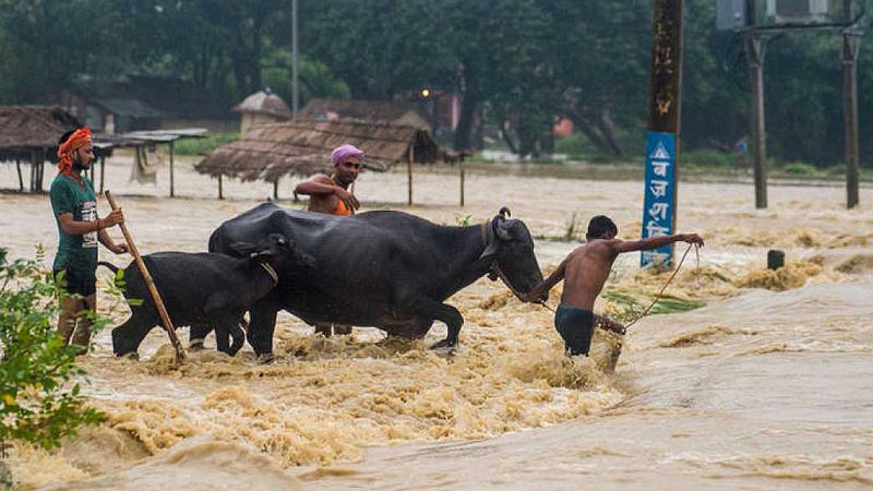 Aumenta a 49 el número de muertos por las inundaciones y deslizamientos de tierra en Nepal
