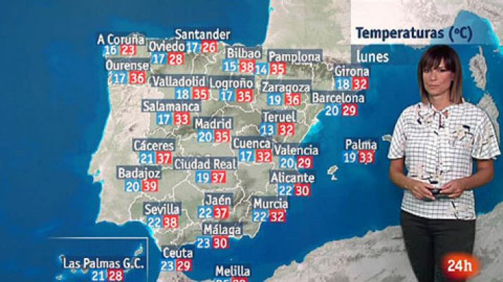 Temperaturas en ascenso en general, más acusado en el Cantábrico