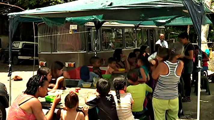 Telediario 1 - El hambre acecha a la mitad de los venezolanos, según las organizaciones humanitarias