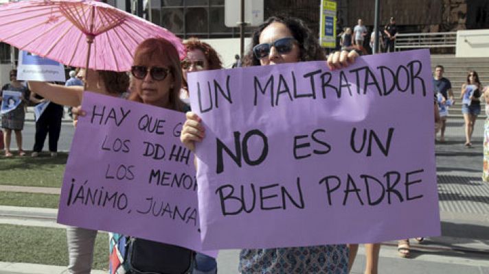 Concentraciones de apoyo a Juana Rivas en muchos puntos de España