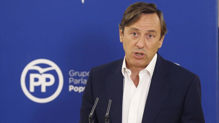 Telediario 1 - El Partido Popular ha descartado aplicar el artículo 155 de la Constitución, ante el desafío separatista