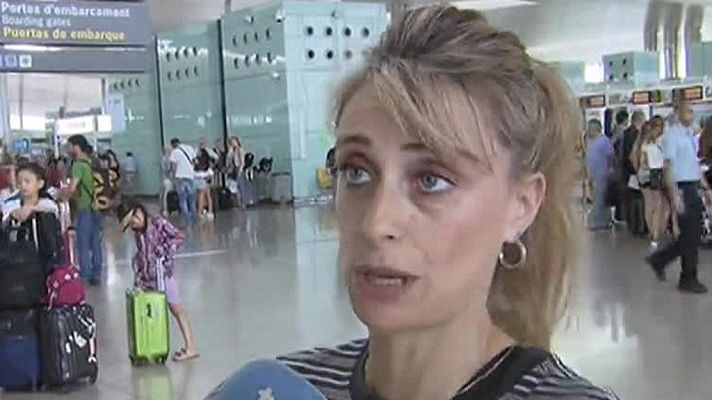 Telediario 1 - Los trabajadores de Eulen rechazan el laudo