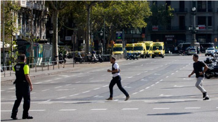 Al menos tres muertos y una veintena de heridos en un atentado en las Ramblas de Barcelona