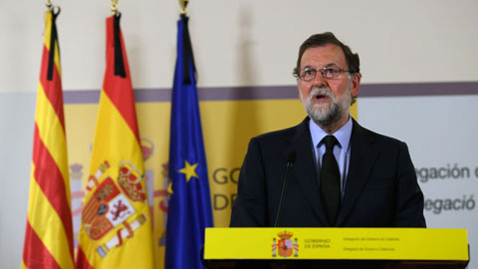 Informativo 24h: Rajoy, sobre el atentado de Barcelona: "Estamos unidos en el dolor y en acabar con esta barbarie" | RTVE Play