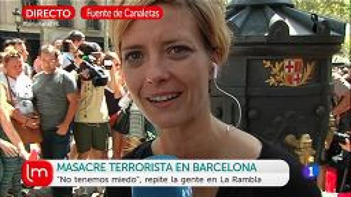 Los barceloneses salen a la calle emocionados