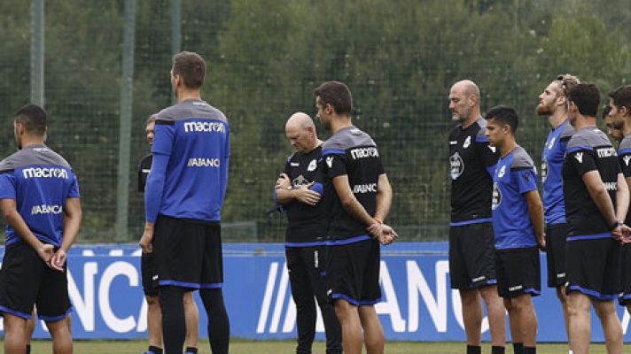 Telediario 1 - Los equipos de primera y segunda apoyan a las víctimas