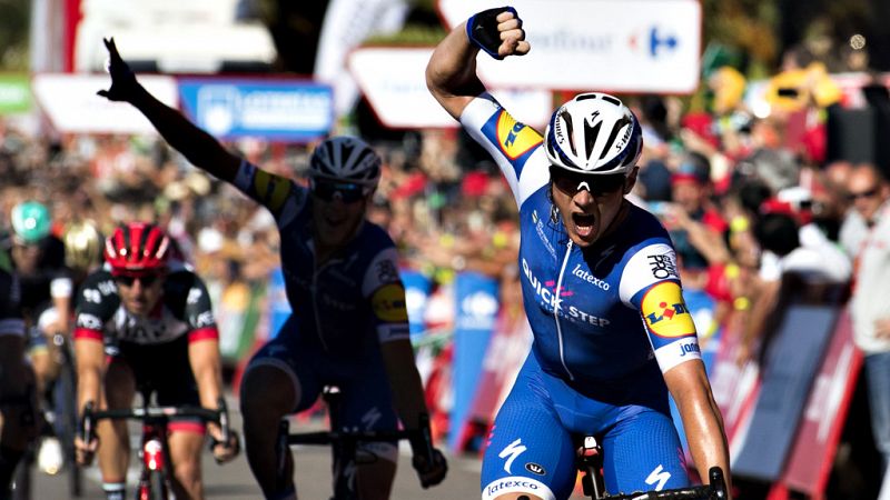 El belga Yves Lampaert (Quick Step) es el nuevo líder de la Vuelta ciclista a España al imponerse este domingo con ligera ventaja en la segunda etapa disputada entre Nimes y Gruissan, de 203,4 kilómetros. Lampaert, de 26 años, arrancó dentro del últi