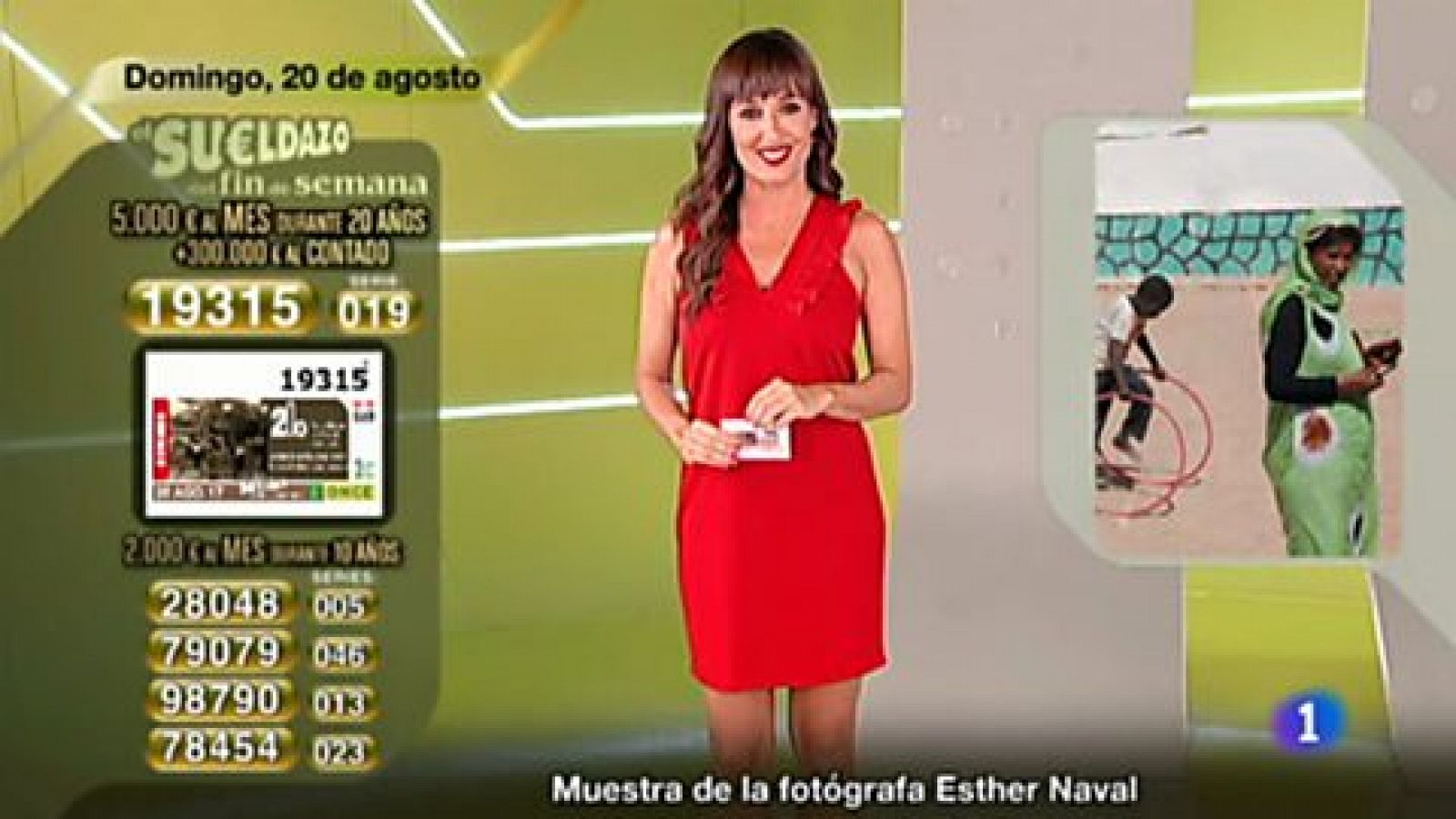 Sorteo ONCE - 20/08/17 - ver ahora