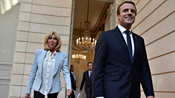 Telediario 1 - Brigitte Macron y el papel de la esposa del presidente en Francia