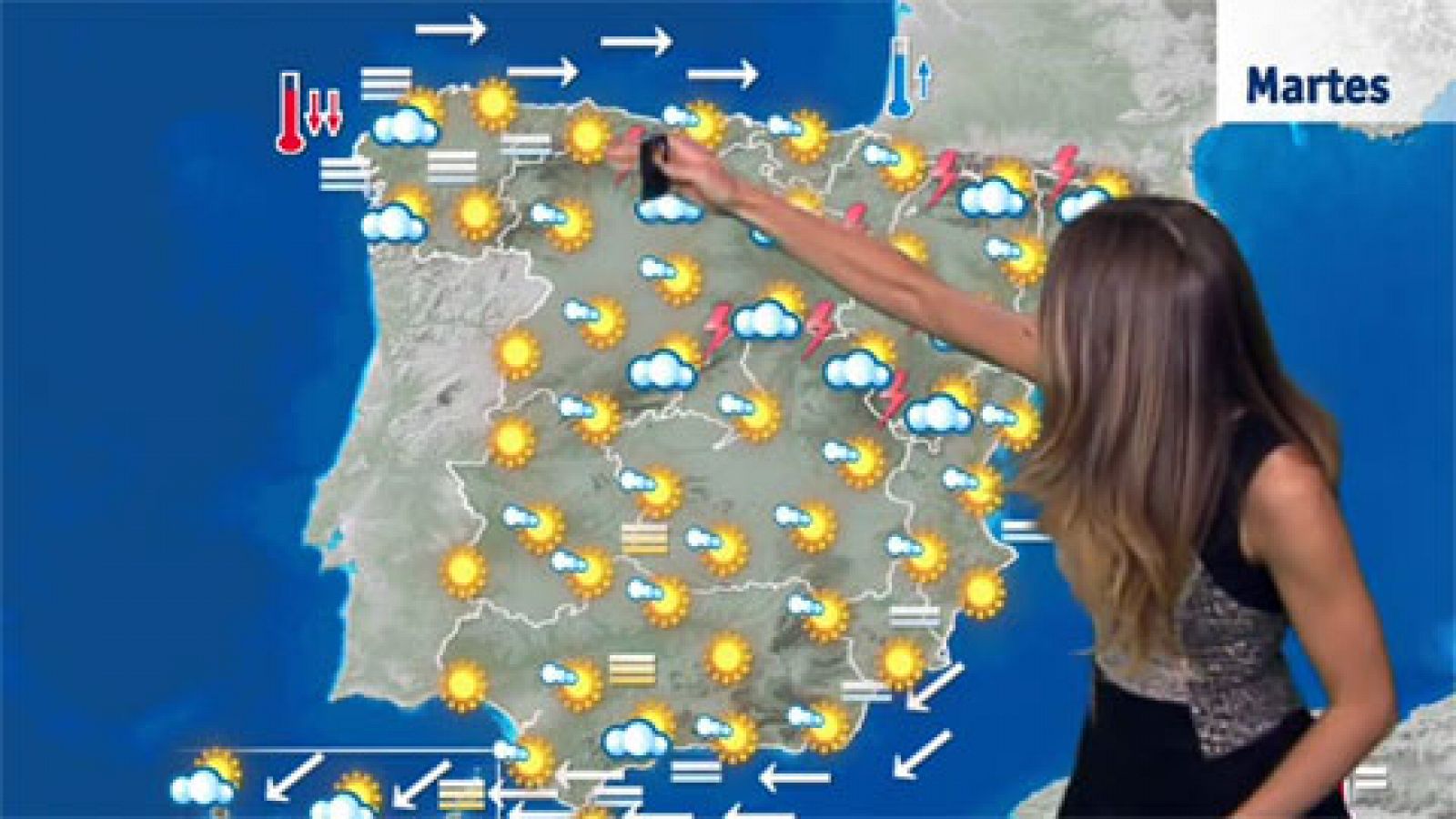 El tiempo: Temperaturas más altas en el interior de la península y Canarias | RTVE Play