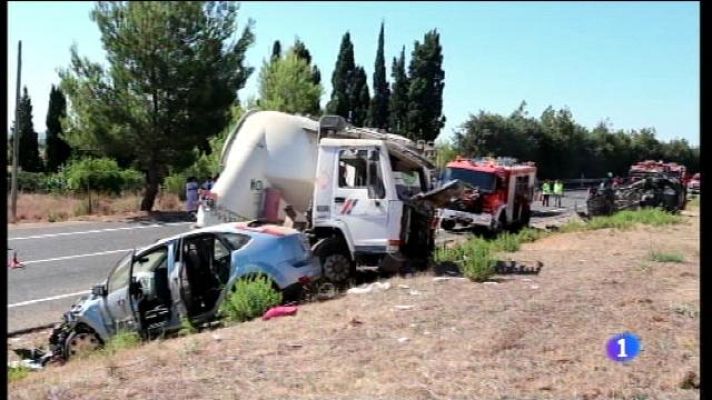 Informatiu Balear - Tres morts i 4 ferits a un accident a la carretera d'Alcúdia