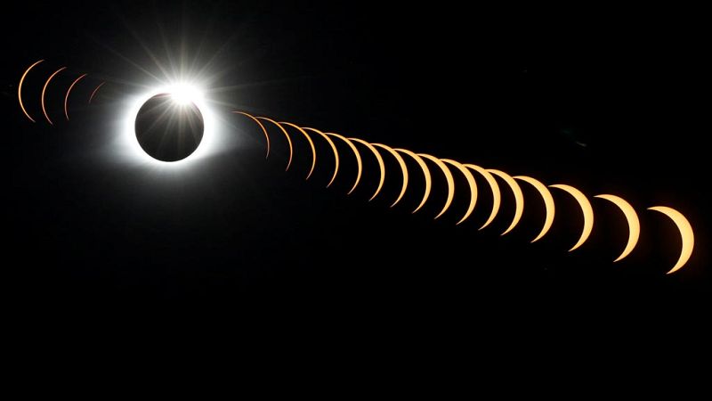 El eclipse más visto y fotografiado de la historia