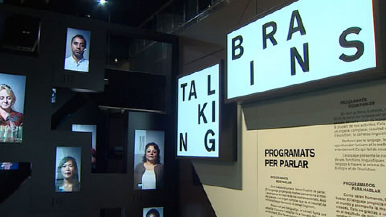 Telediario 1: Talking Brains, cerebro y lenguaje, exposición interactiva de Cosmocaixa, Barcelona | RTVE Play