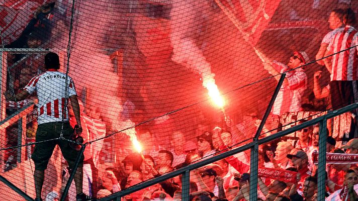 Telediario 1 - Guerra entre ultras y federación en Alemania