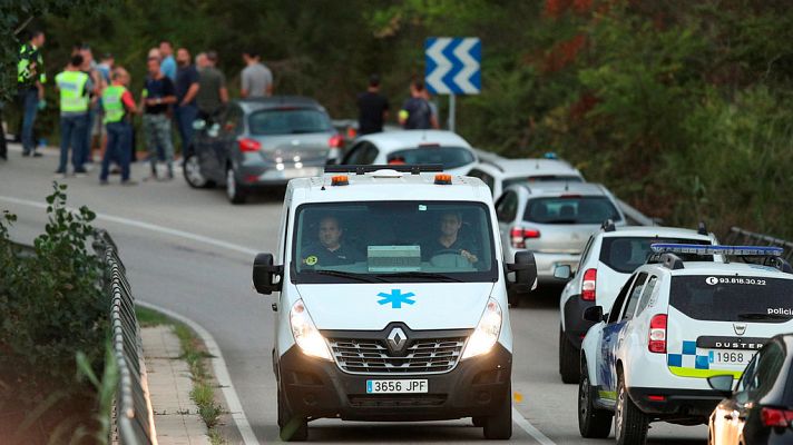 Telediario 1 - Continúan las investigaciones para saber como el terrorista de las Ramblas llegó a Subirats