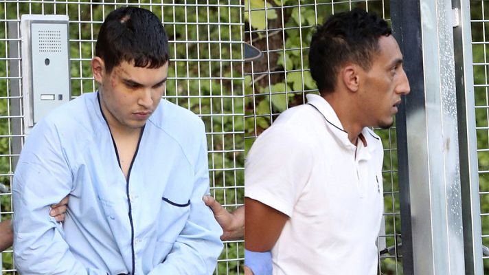 Telediario 1 - Prisión para dos de los cuatro presuntos terroristas detenidos por el doble atentado de Cataluña
