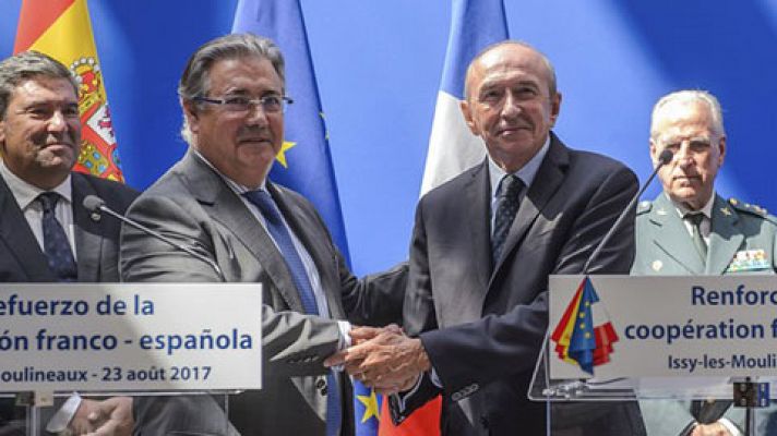 Los ministros de Interior de España y Francia aseguran que se extremará la coordinación europea