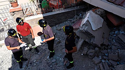 Indignación en Italia entre expertos y vecinos por el terremoto del pasado lunes en la isla de Ischia
