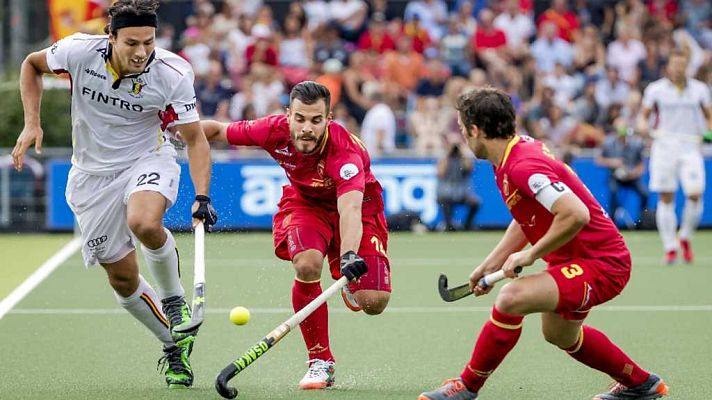 Hockey hierba y sala - Cto. de Europa Masculino: España - Bélgica