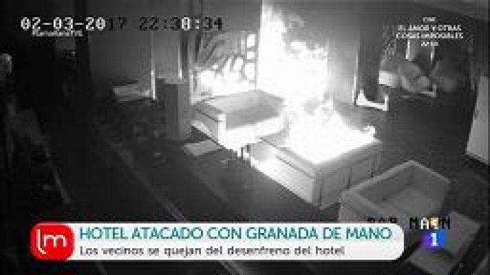 Un hotel de Marbella atacado con una granada