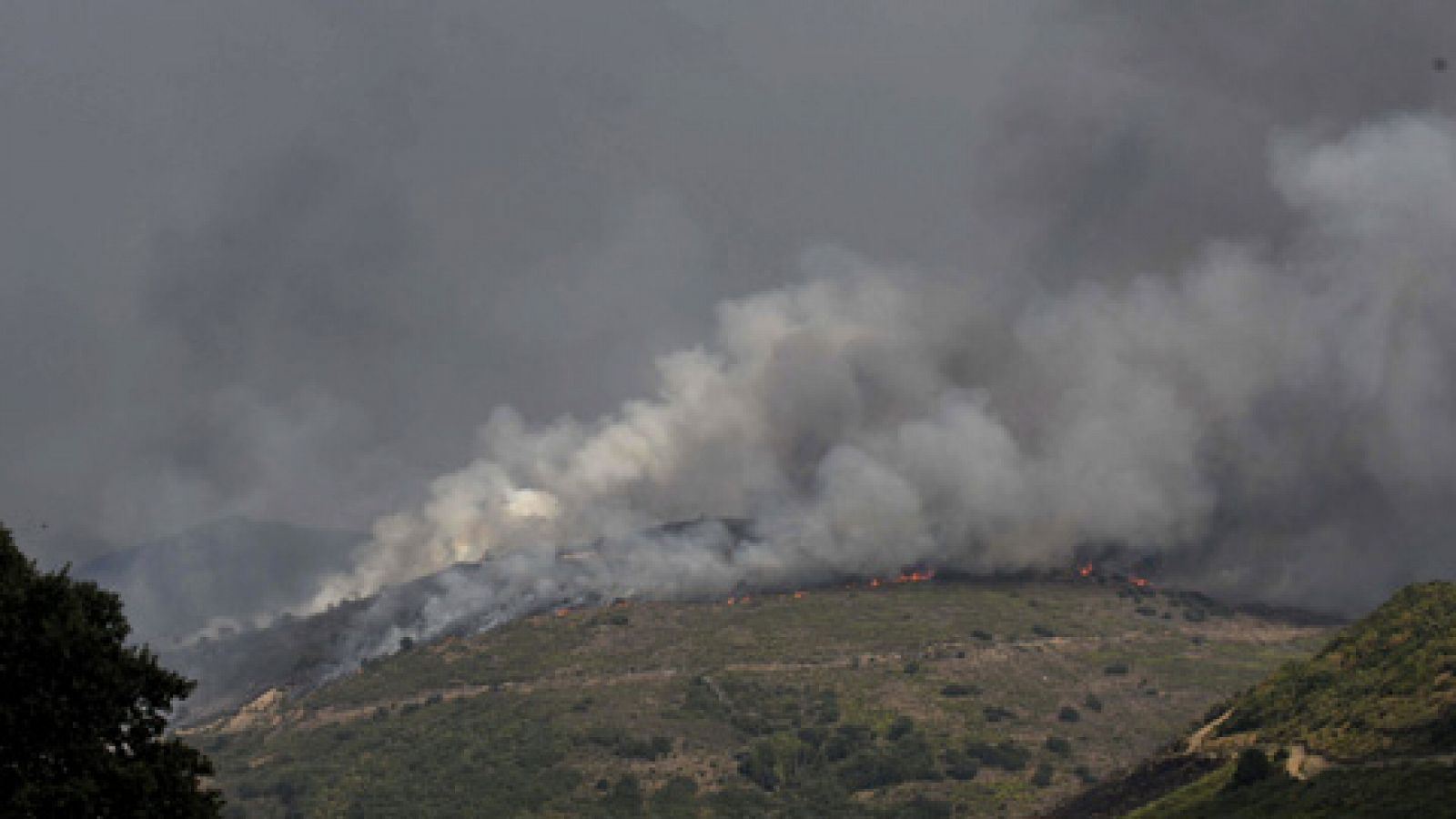 Telediario 1: El incendio de la comarca leonesa de La Cabrera no está controlado todavía | RTVE Play
