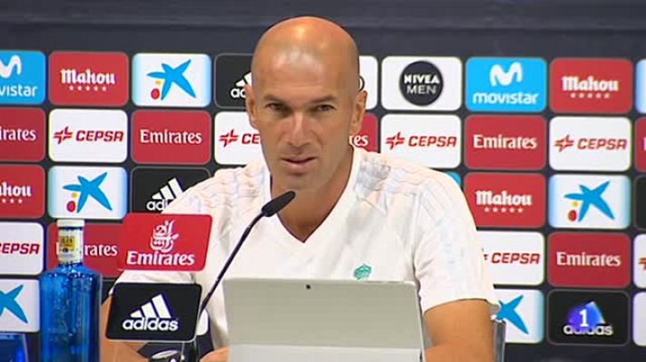 Telediario 1 - Zidane: "Cristiano no se va a mover de aquí"