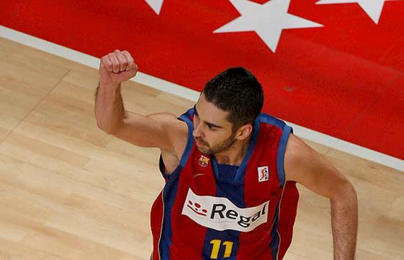 Juan Carlos Navarro ha sido el artífice de la victoria del Barcelona ante el Real Madrid (75-83). 