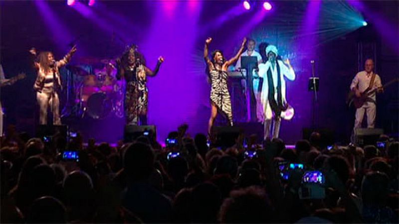 Boney M ofreció un concierto en las Fiestas de Bilbao