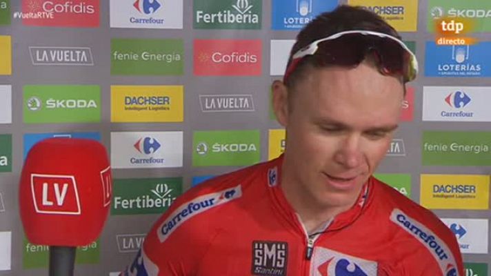 Vuelta 2017 | Froome: "Lo de hoy ha sido increíble"