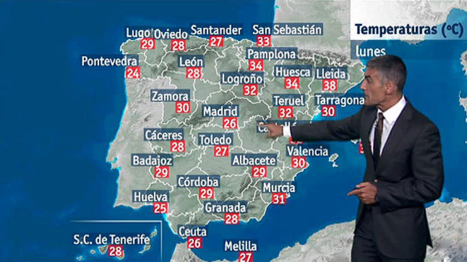 Tormentas fuertes y menos calor en la mitad sur peninsular y temperaturas elevadas en Levante