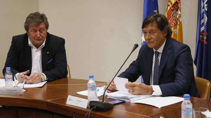 Telediario 1 - Lete y los presidentes de las territoriales esperan la dimisión de Villar como la "mejor solución" para la RFEF