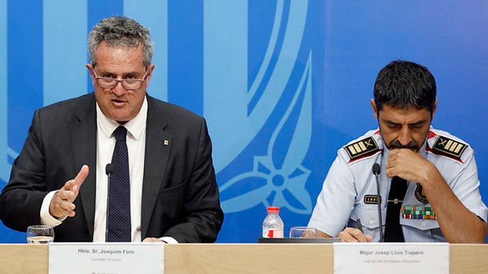 Telediario 1 - La Generalitat admite que recibieron una alerta de atentado en La Rambla a la que no dieron "credibilidad"