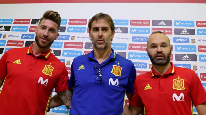 Telediario 1 - Lopetegui: "Espero una Italia muy diferente a la de Turín"