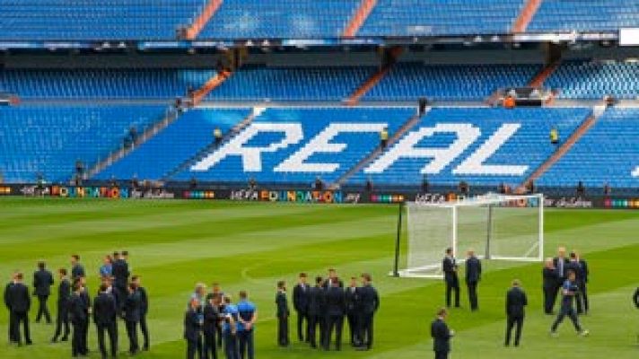 El Bernabéu, blindado para el España - Italia