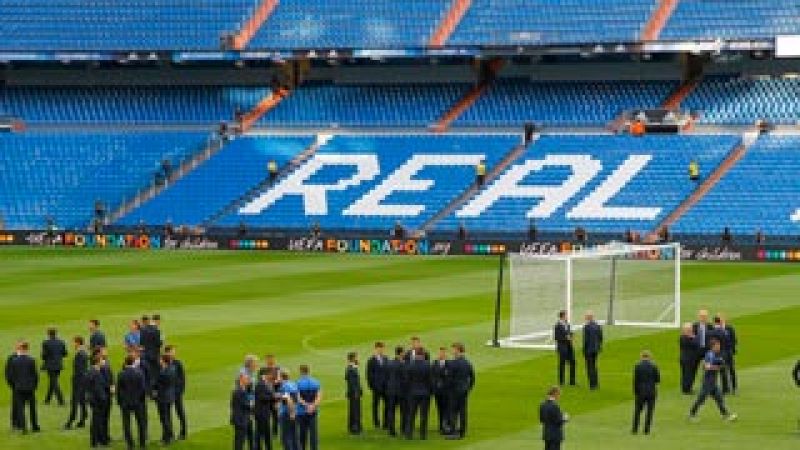 El Bernabéu, blindado para el España - Italia