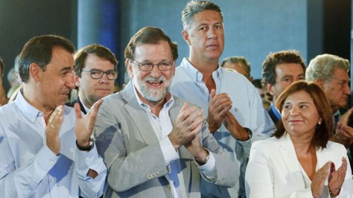 Telediario 1 - Rajoy insiste en que el referéndum "ilegal" no se celebrará
