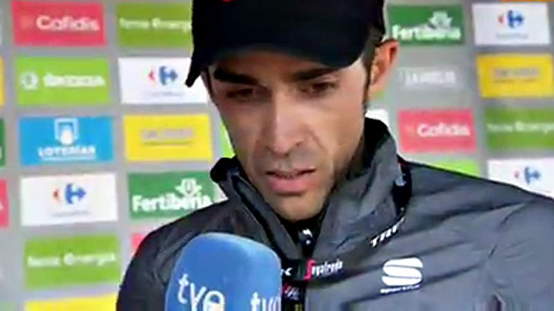 El espa�ol Alberto Contador (Trek Segafredo) ha reconocido que en la parte final de la ascensi�n a la Sierra de la Pandera "quiz�" no ha jugado bien sus cartas y ha perdido algunos segundos con el l�der Chris Froome (Sky).