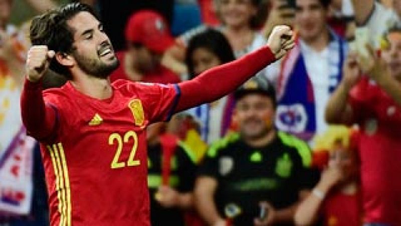 España 2-0 Italia. Isco. Minuto 39