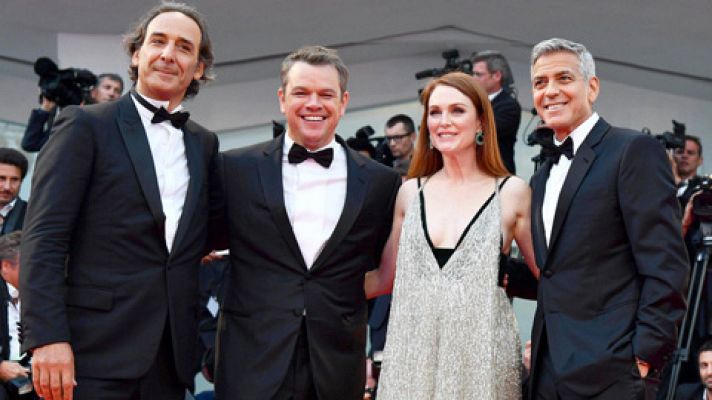 George Clooney presenta como director en la Mostra de Venecia 'Suburbicon'